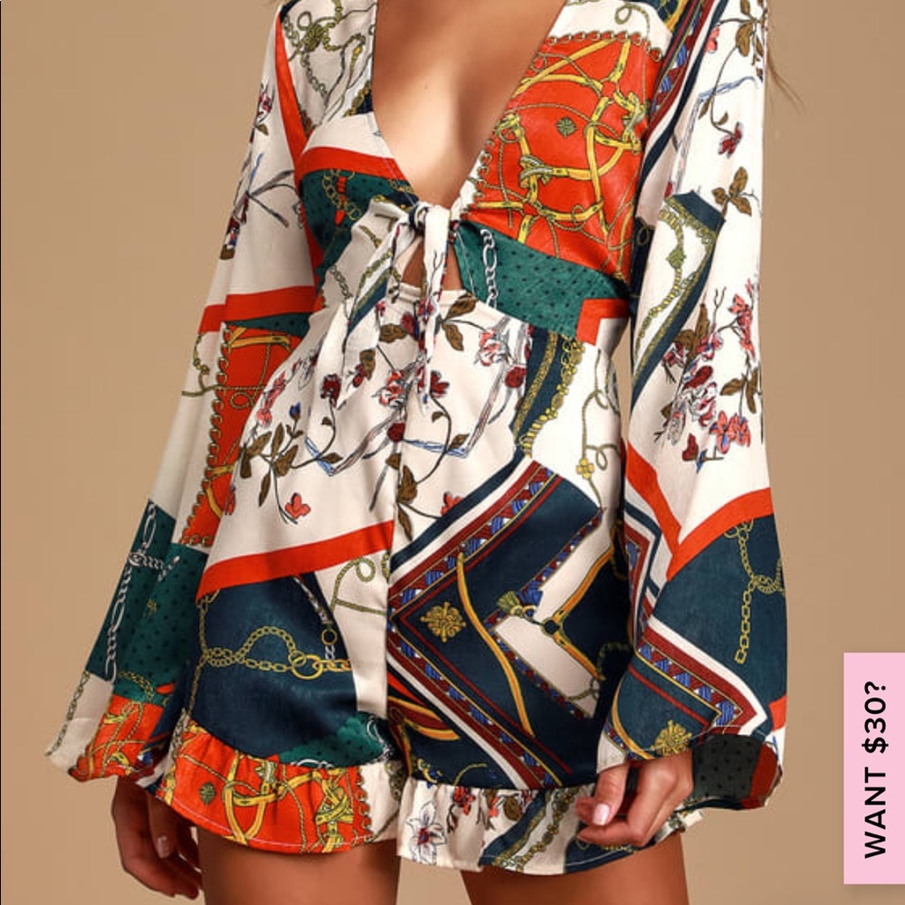 Lulu’s Silk Romper